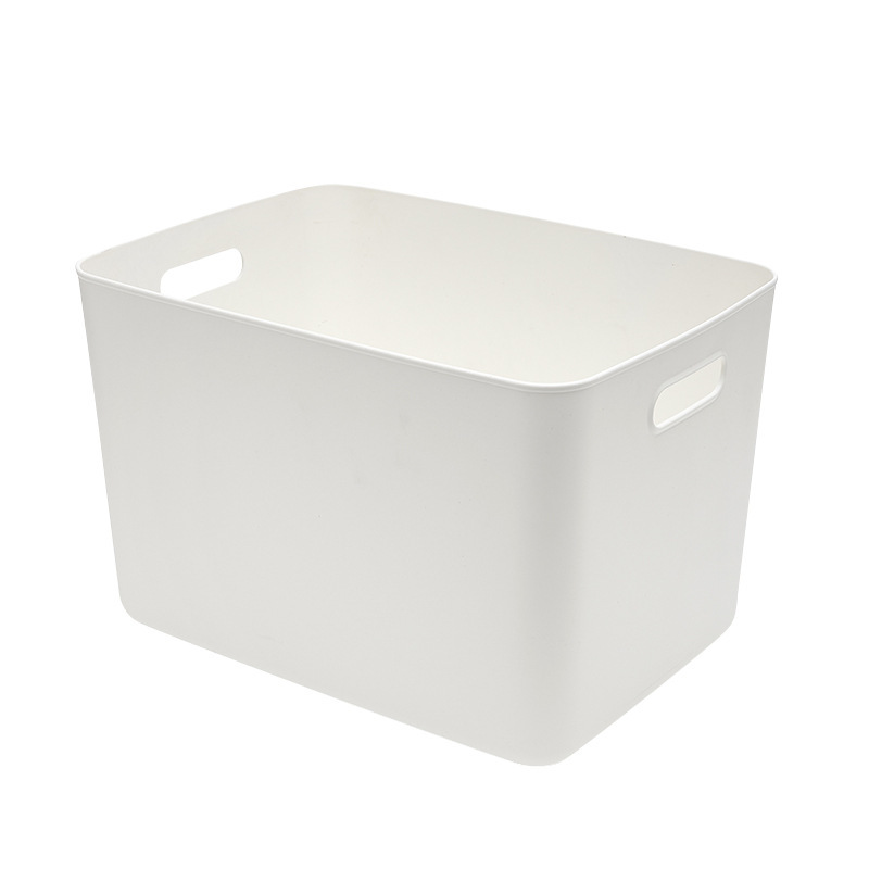 Storage Box with Lid Wardrobe Underwear Socks Storage Box Desktop Storage Box Plastic White Large Storage Basket
