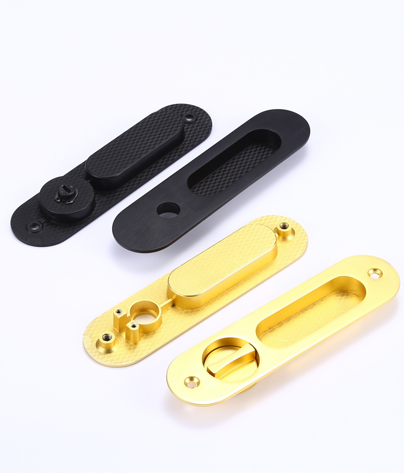 锌合金圆款移门锁推拉门移动木门锁拉手锁推拉门锁室内门锁防盗锁