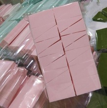 工厂非乳胶化妆海棉干湿俩用 抹茶色24个小三角形粉扑 现货