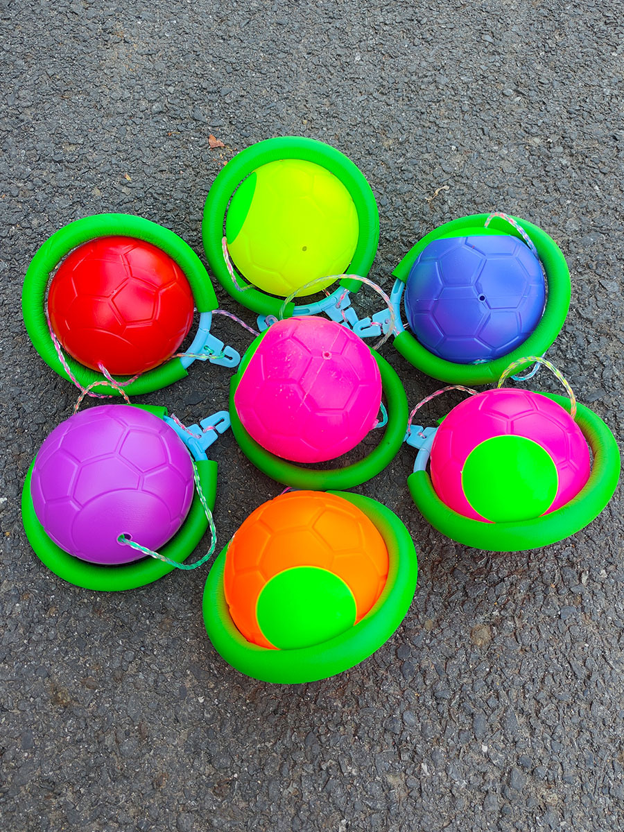 宝宝甩甩球跳跳球蹦蹦球幼儿园儿童玩具小学生成人健身甩脚套脚