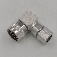 N-Jw7U RG8 弯头公头连接器 GPS馈线头 N male clamp for LMR400