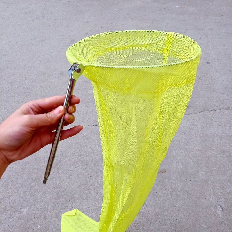 包邮钓鱼小鱼护小网兜装鱼网兜密眼装小鱼便携小鱼网小渔护带地插