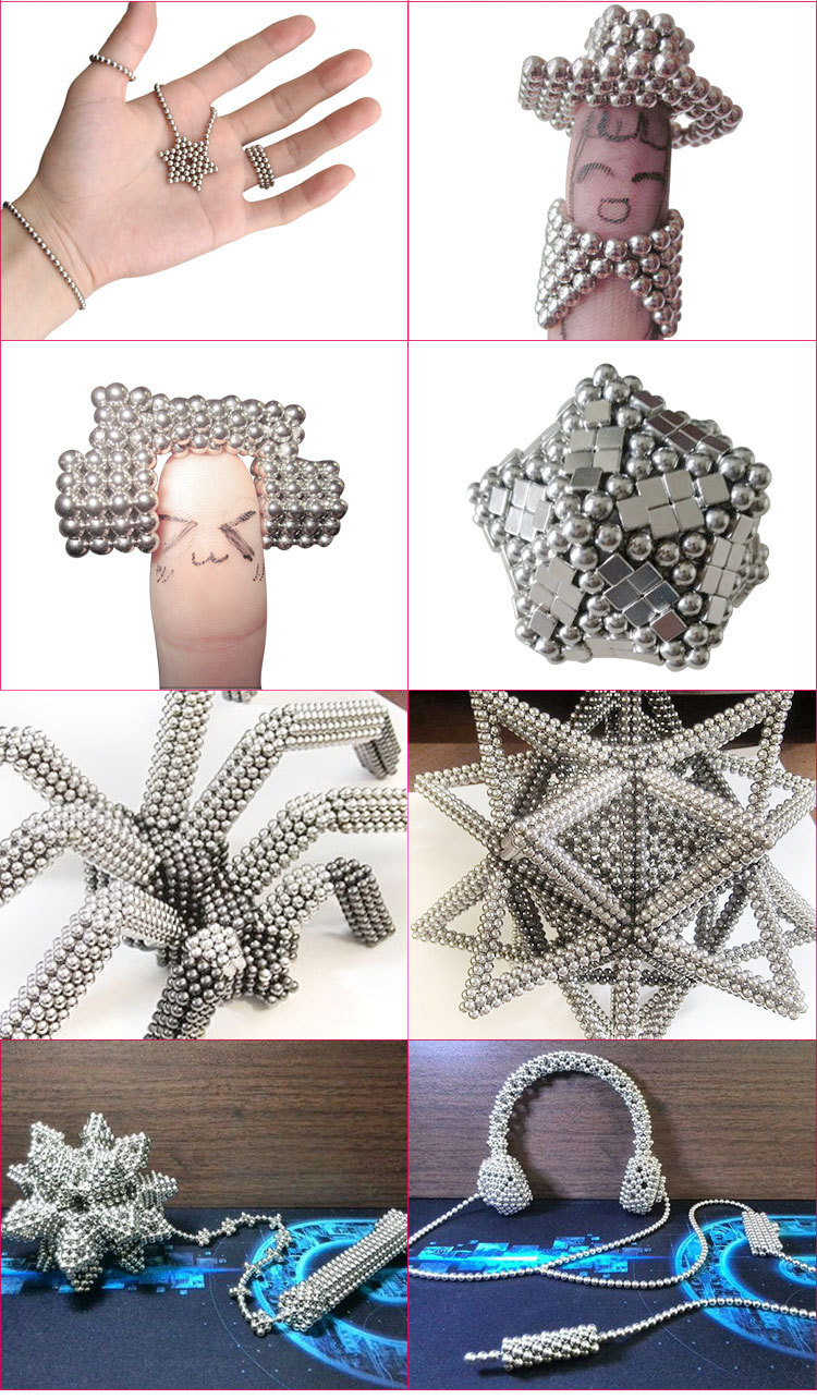 磁力珠巴克球1000颗磁铁玩具益智拼装套装磁球积木魔方磁力球批发