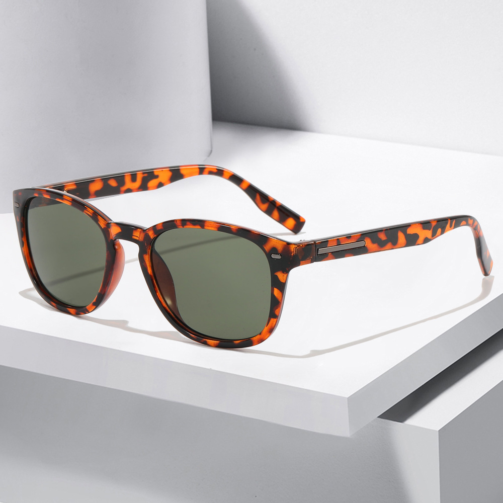New Oval Frame Sunglasses Men's Drivers Sunglasses for Driving RiceNail Full Frame UV400 Vintage Sunglasses