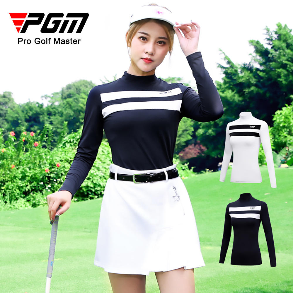 pgm 工厂直供 女士高尔夫服装 秋冬打底衫 运动衣服套装 长袖上衣