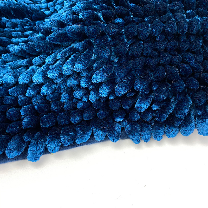 夹银丝拖把绒 雪尼尔地垫绒 玩具鞭炮绒 簇绒沙发地垫清洁面料