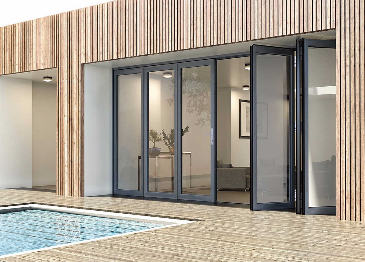 自动感应门 折叠门