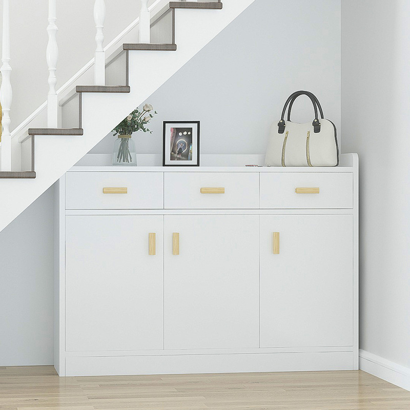 楼梯下鞋柜家用大容量多层鞋架进门收纳柜子置物柜阳台柜储物柜