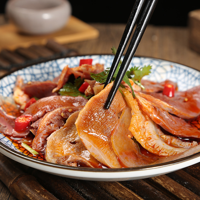 四川特色小吃夫妻肺片 麻辣味解冻开袋凉拌夫妻肺片下饭菜