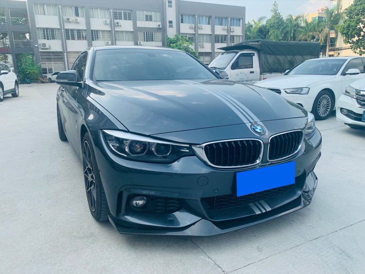 适用于f32f33f36宝马4系430li改装碳纤维小包围前唇后唇侧裙尾翼