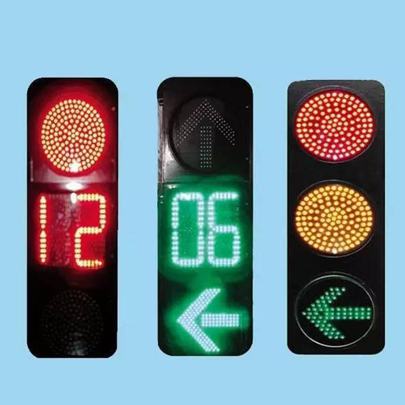 厂家批发交通红绿灯led交通信号灯人行道倒计时信号指示灯