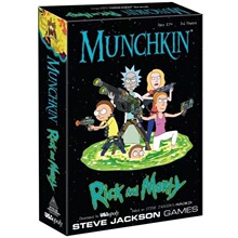 munchkin Rick and Morty 英文版 瑞克和莫蒂家庭聚会卡牌桌