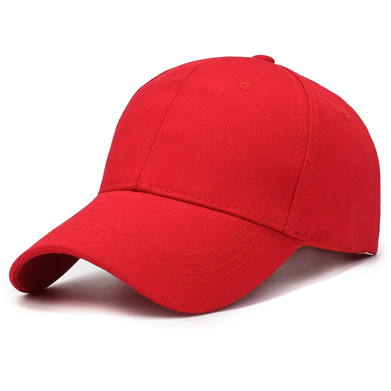 Cotton Hard Top Peak Cap Men's and Women's Solid Color Light Board Spring and Summer Outdoor Sun Protection Sun Hat Casual Baseball Cap Fashion Wholesale