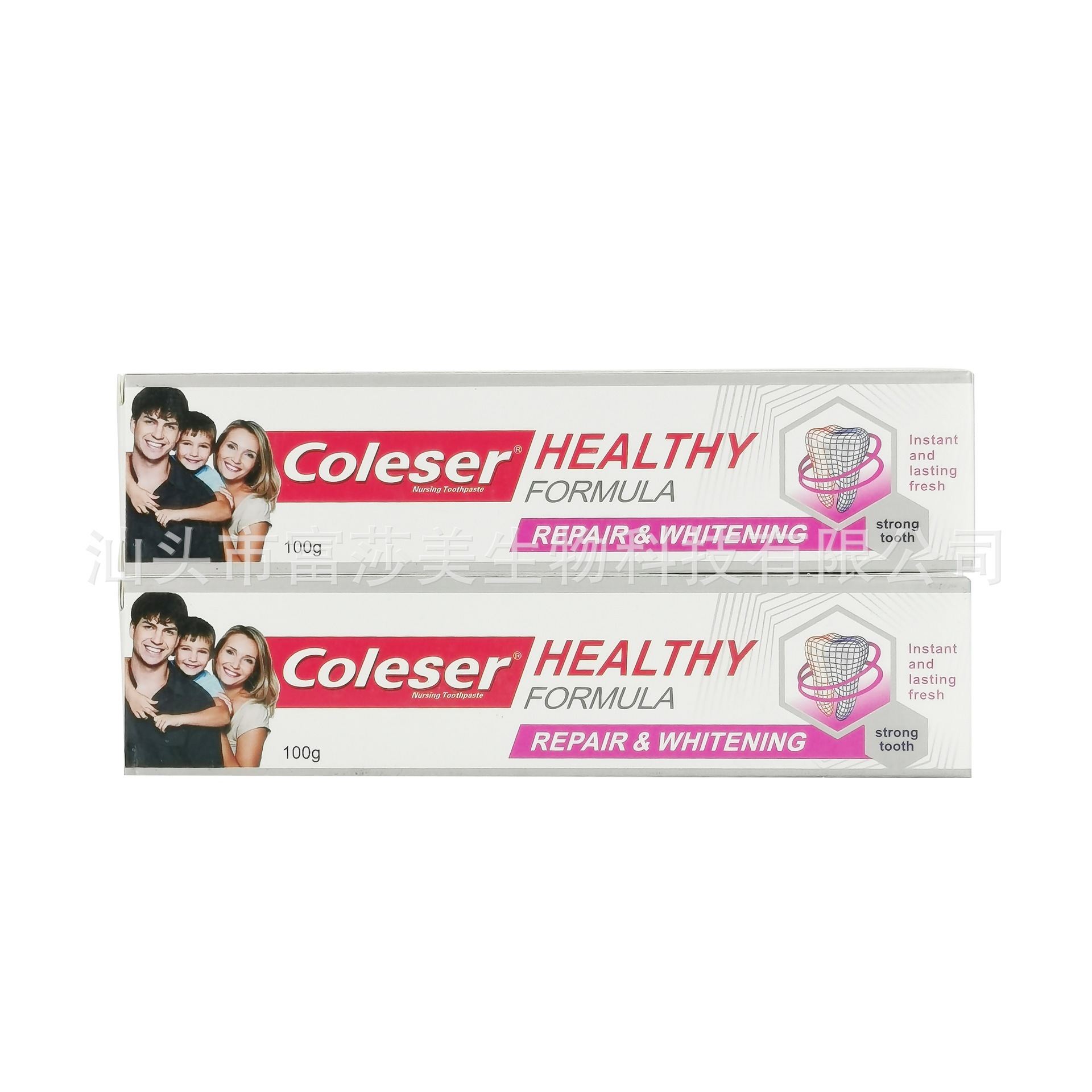 Spot Manufacturer 100G Cross-Border Foreign Trade English African Middle East Toothpaste Toothpaste Coleser