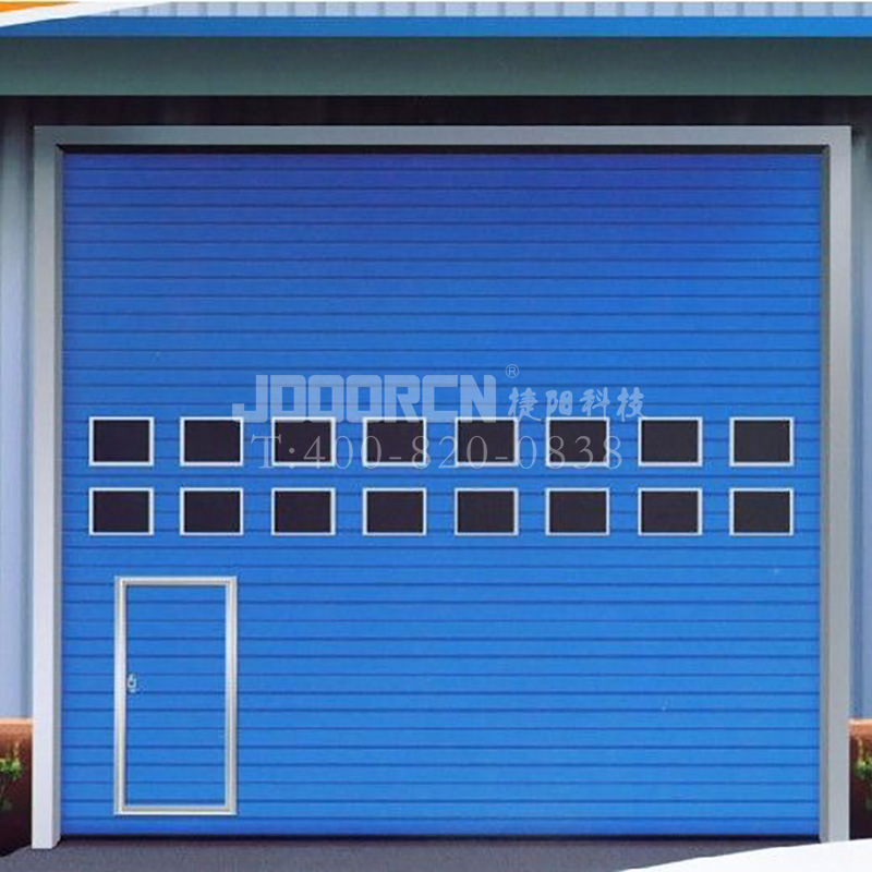 厂家定制工业提升门仓库厂房重型门电动垂直抗风自动滑升门升降门