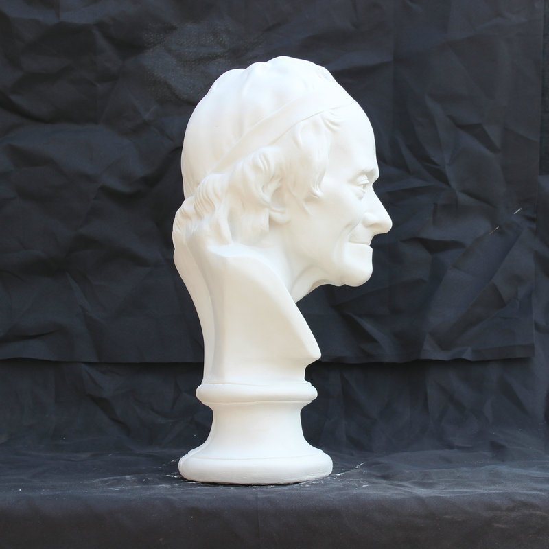 伏尔泰石膏像 美术石膏教具素描写生室内摆件头像全身像厂家供应