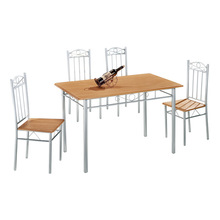【富莱德】专业外贸成套桌子椅子定制工厂，五金钢木家具餐桌餐椅