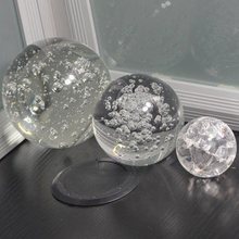 Rockery water fountain accessories crystal glass bubble ball