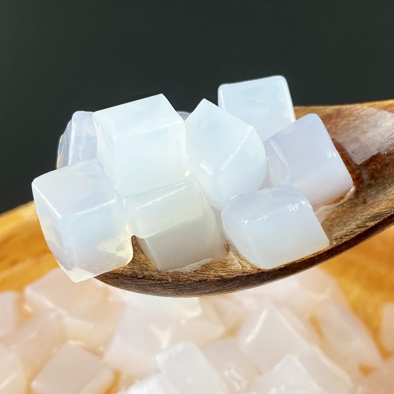 航帆椰果 原味椰果 方形椰果刨冰奶茶富汝特原味椰果大颗粒2.5kg