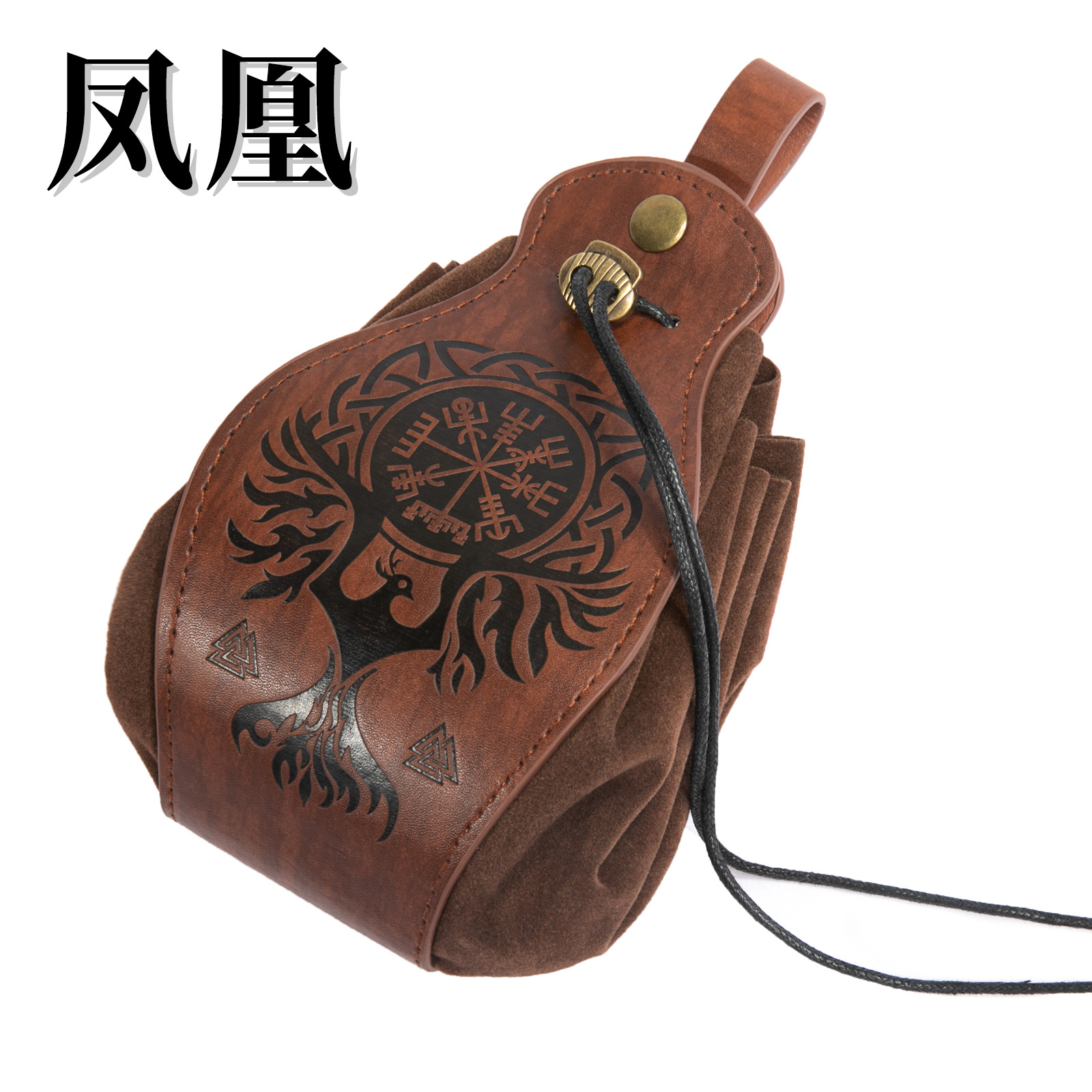 Cross-Border Multi-Platform Hot Sale Viking Style Medieval Bag Hanging Belt Coin Purse Vintage Belt Bag