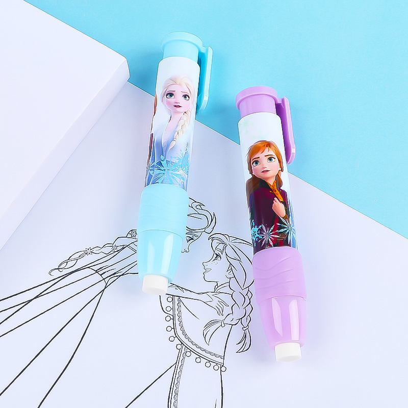 E0200 Disney Push Eraser Set Children's Push Eraser New Cute Eraser for Primary School Students