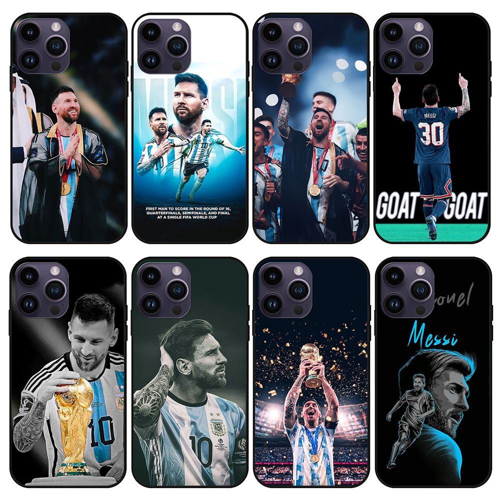世界杯梅西适用于iPhone15promax新款Messi周边足球迷15pro手机壳