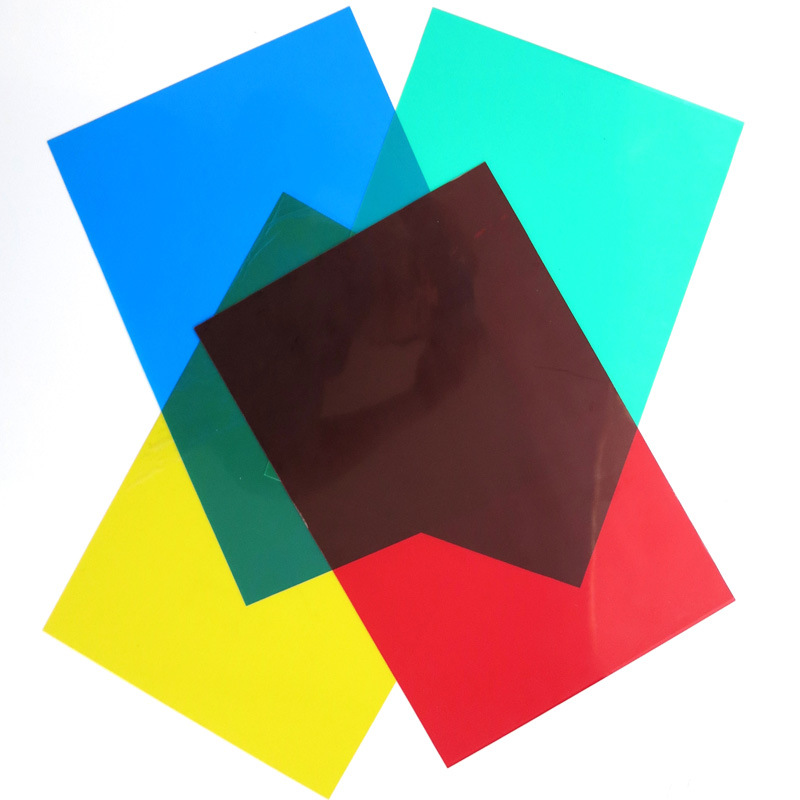 彩色透明pvc片 无色pvc板 沙盘室外模型手工制作材料仿真水面贴纸