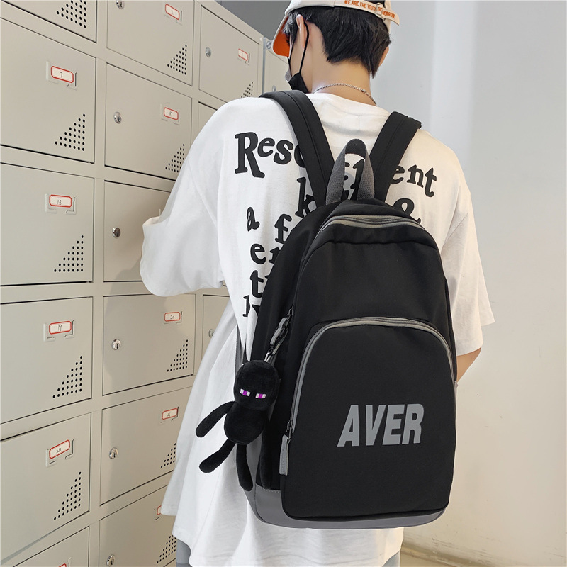 Lightweight Outdoor Leisure Backpack 2021 Korean Style New Sports Backpack Men's Youth Junior High School Student Schoolbag