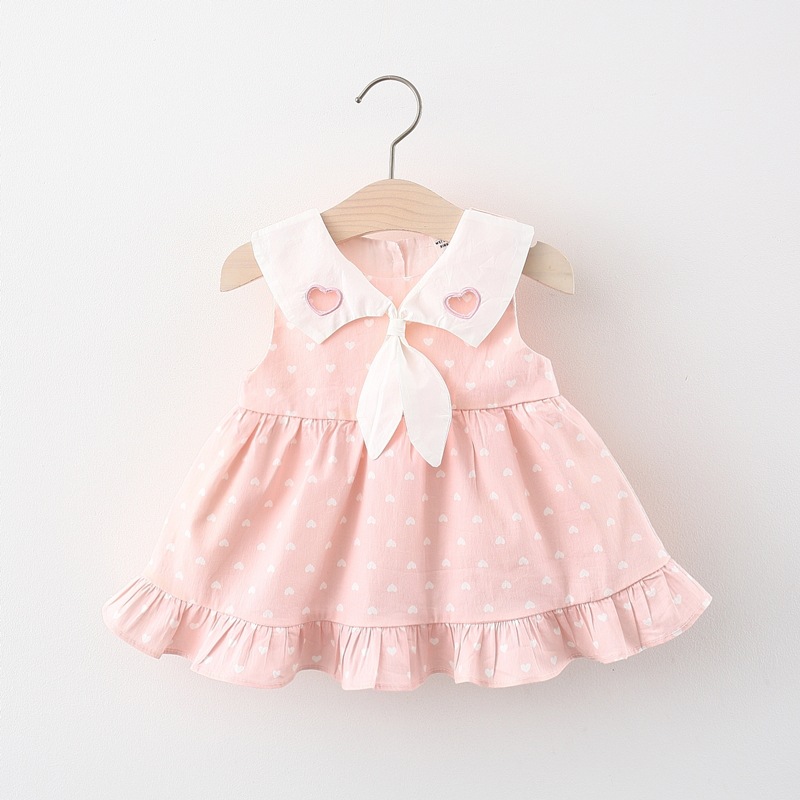 女宝宝裙子夏1一岁3婴儿夏季连衣裙童装无袖小儿童公主裙女童夏装
