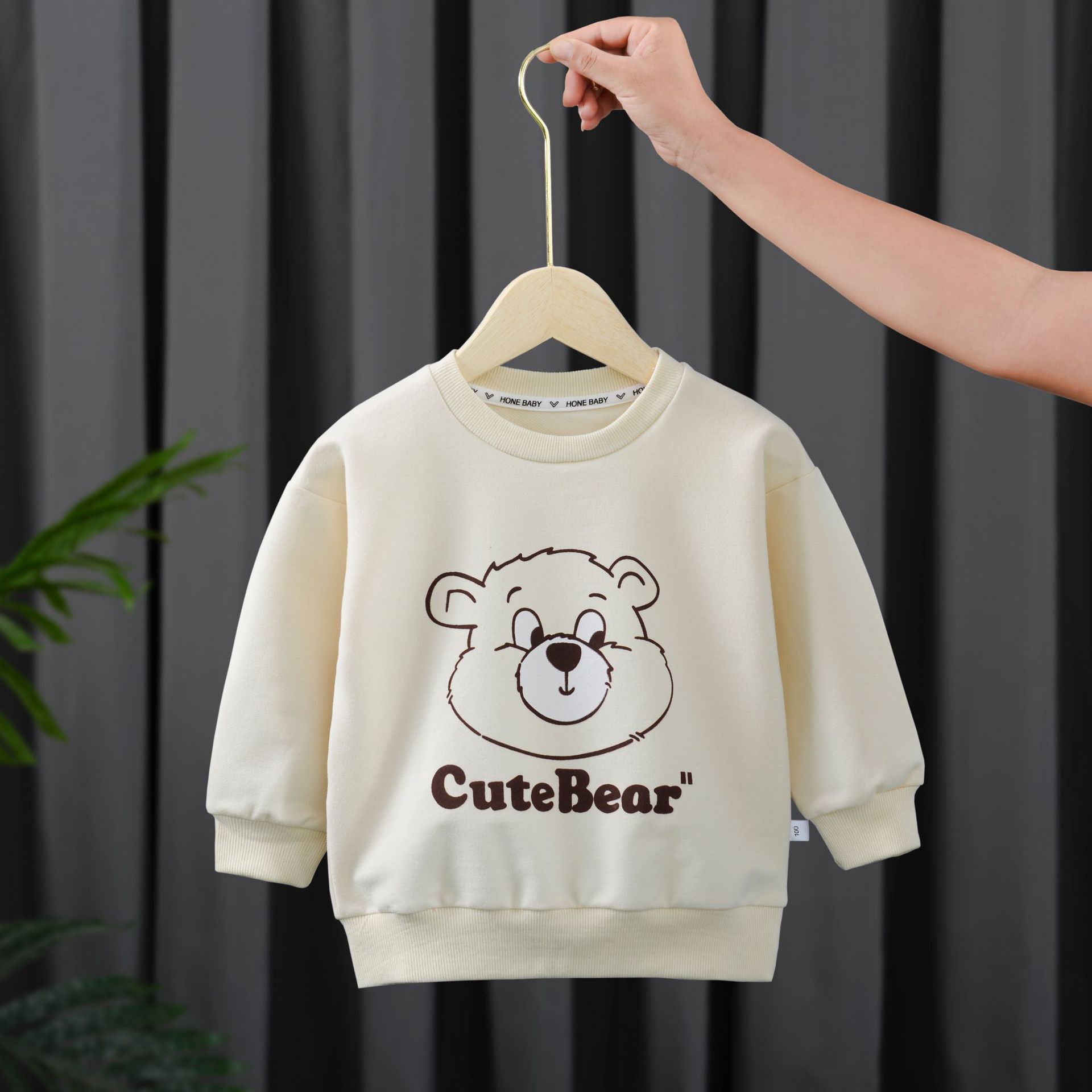 2022新韩版ins儿童卫衣秋冬新款男女儿童中大童长袖上衣卡通打底