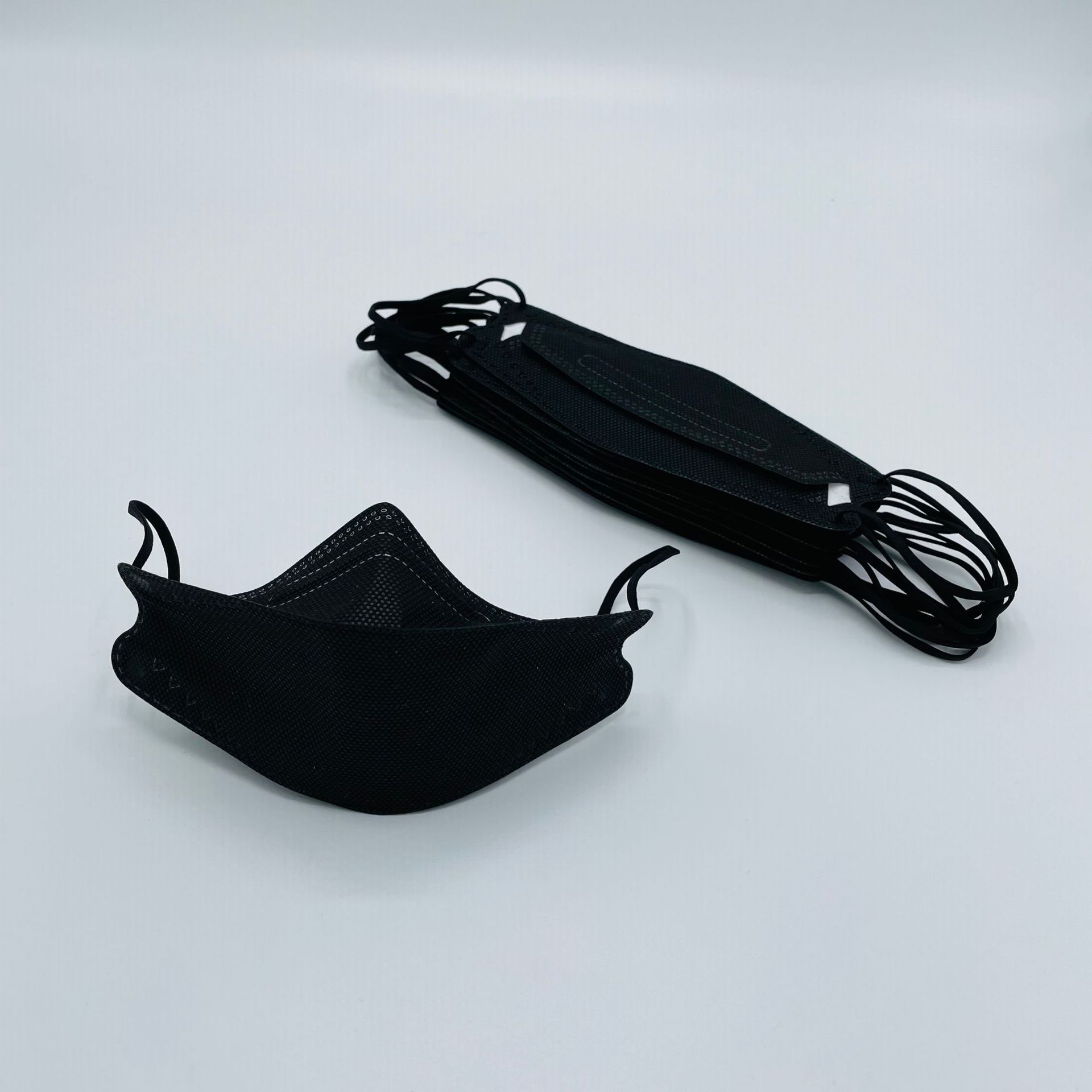 kf立体94儿童鱼型口罩kn95口罩3d立体四层彩色印花99%滤效现货批