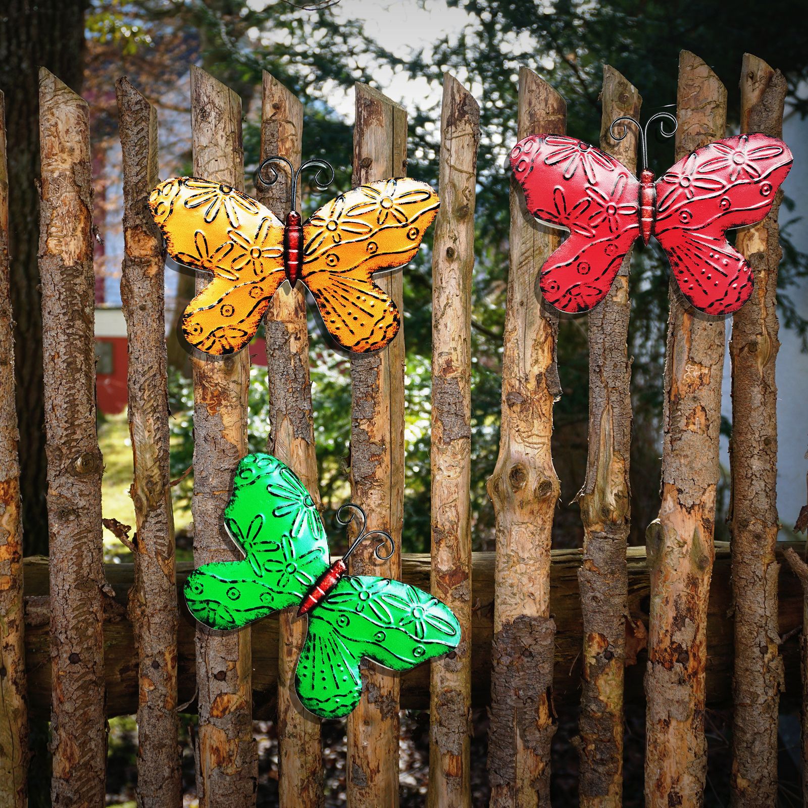 新款热卖亚马逊铁艺蝴蝶家居壁挂五金工艺品挂件金属装饰品