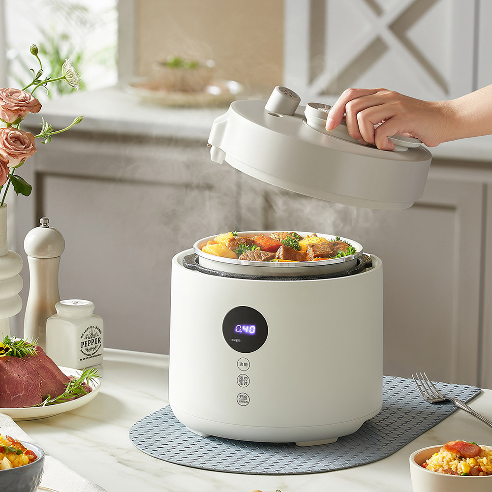 小熊电压力锅 小型一人食电压锅焖煮电饭煲2.