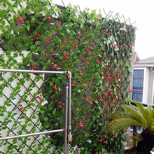 绿植物墙面花架伸缩木栅栏庭院阳台户外栏杆护栏花园篱笆围栏