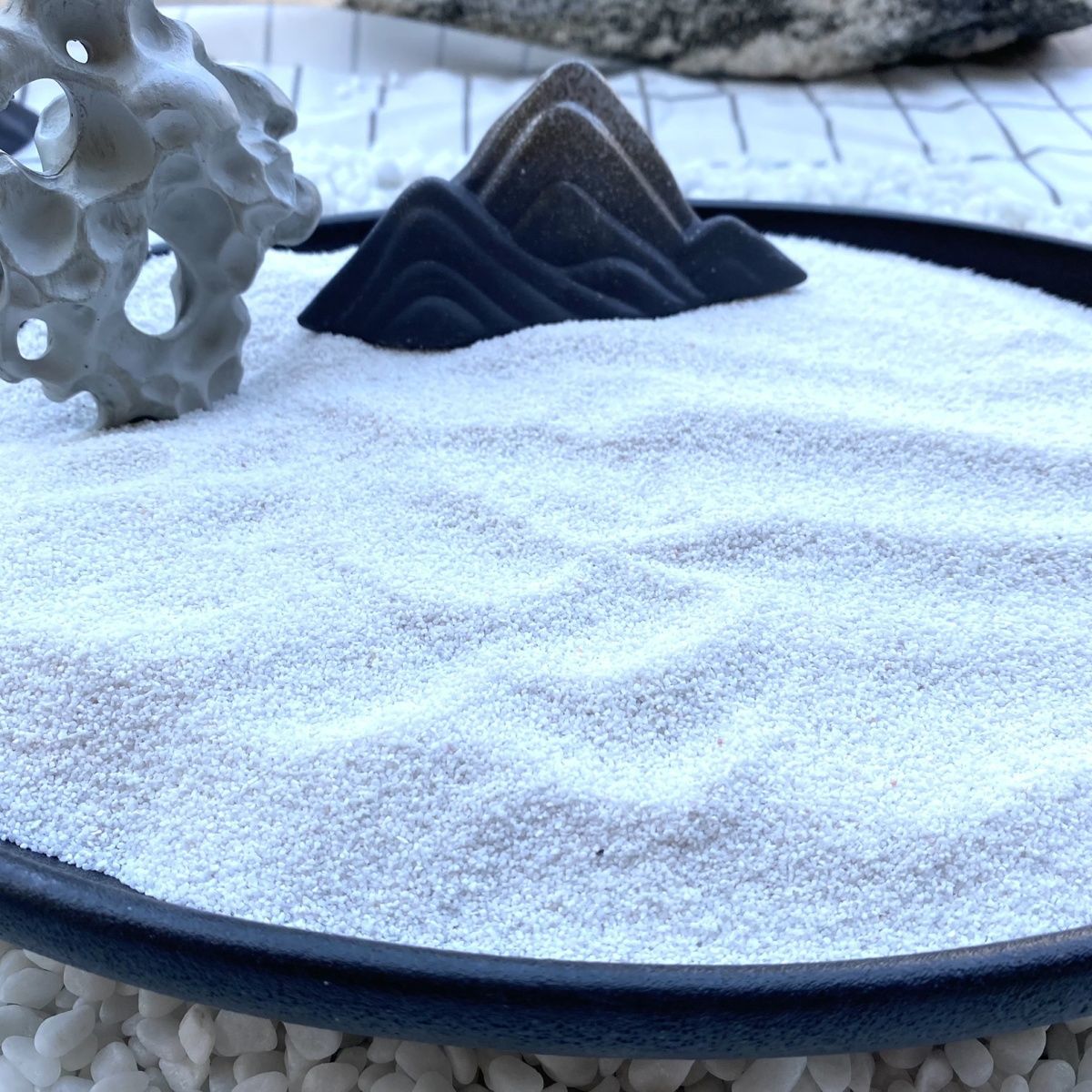 纯白石英砂白色细沙水处理白沙过滤白砂酒店垃圾桶烟灰缸造景细沙