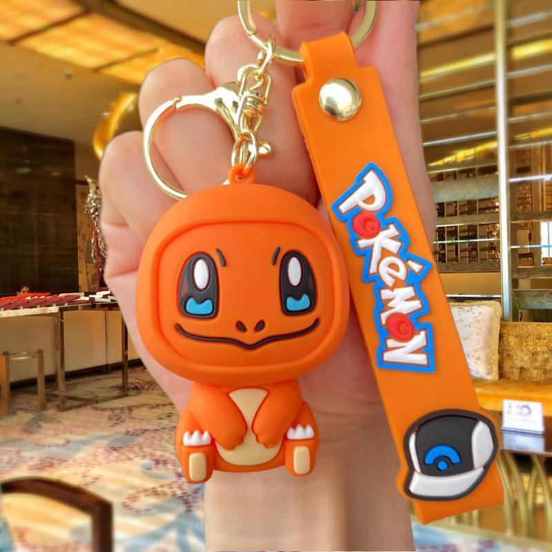 New Cartoon Pikachu Keychain Cute Doll Pendant Bag Accessories Car Key Chain Small Gift Wholesale