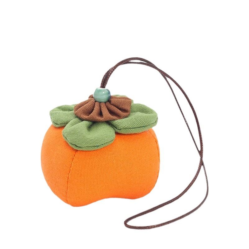 Dragon Boat Festival Sachet Perfume Bag All the Best Handmade Persimmon Sachet Pendant Argy Wormwood Mosquito Repellent Gift Pendant Dragon Boat Festival