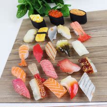 三文鱼模型寿司食物料理日料店三文鱼玩具道具橱窗海鲜展示摆件