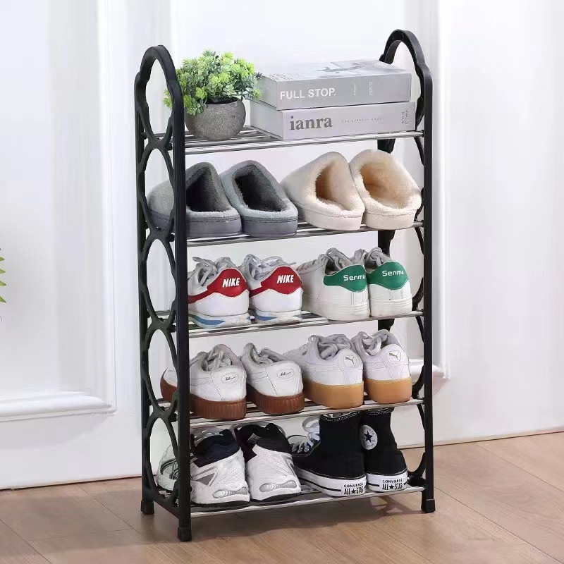 Simple Four-Layer Five-Layer Shoe Rack Home Indoor Entrance Student Dormitory Lace Shoes Storage Rack Assembly Storage Rack