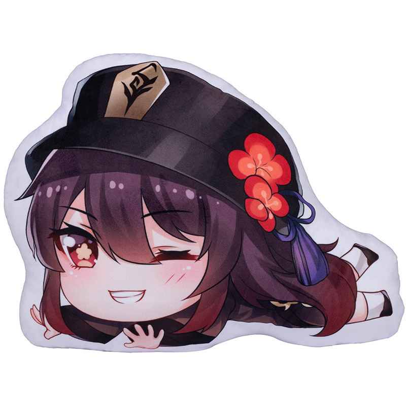 二次元动漫 原神 罗莎莉亚公子钟离可莉刻晴毛绒抱枕公仔bb挂件