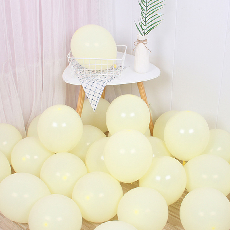 Macaron Balloon 5-Inch 10-Inch round Thickened Rubber Balloons Wedding Party Supplies Birthday Wedding Decoration