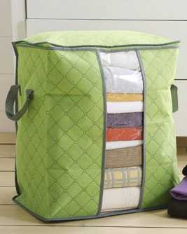 Large Colorful Bamboo Charcoal Quilt Buggy Bag Colorful Quilt Storage Clothing Storage Organizing Folders Storage Bag