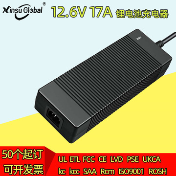 6v17a锂电池充电器 12v锂电池充满红灯转绿灯12v17a电池充电器