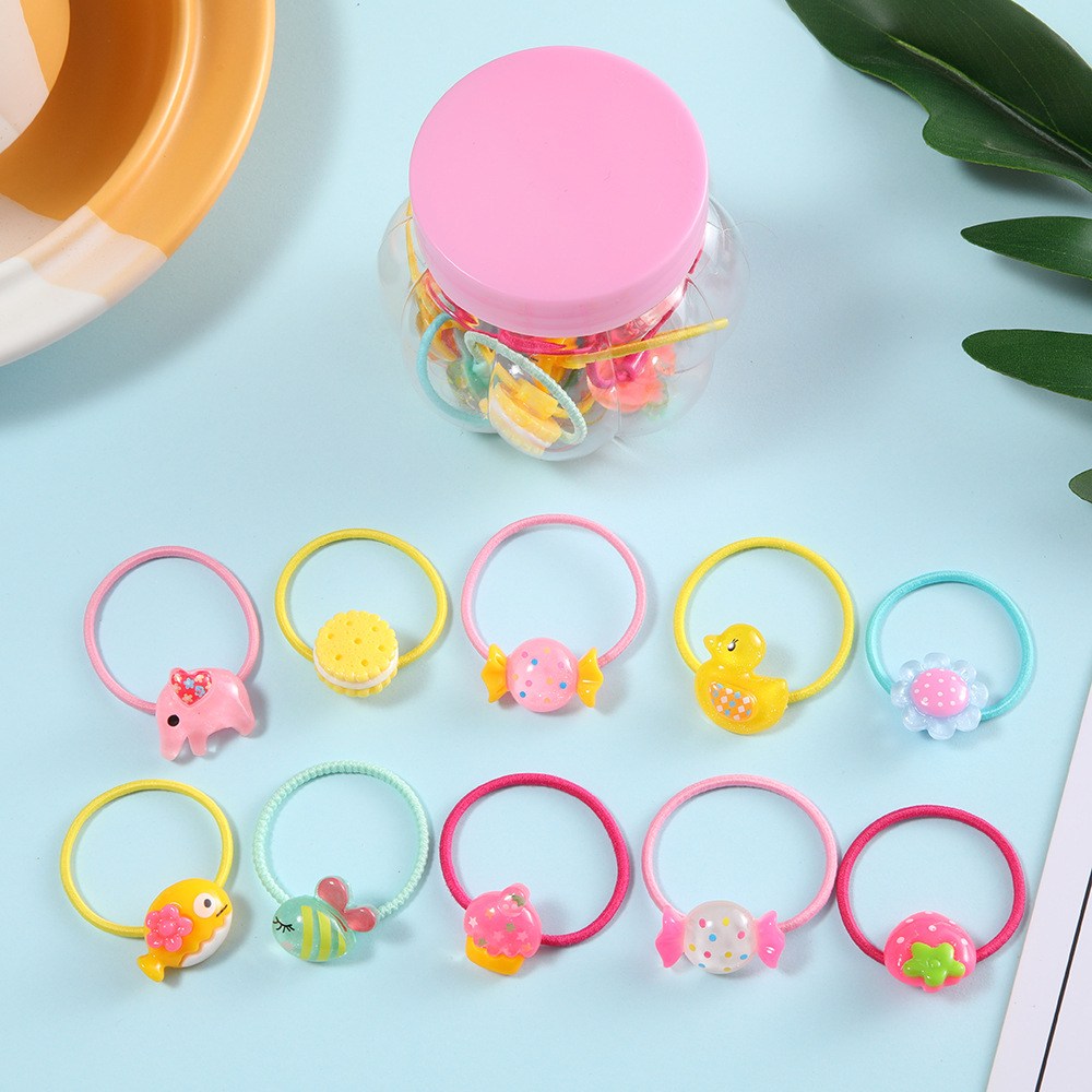 children‘s baby rubber band hair rope small size baby tie small animal hair rope hair ring girl‘s hair rope high elastic hair accessories