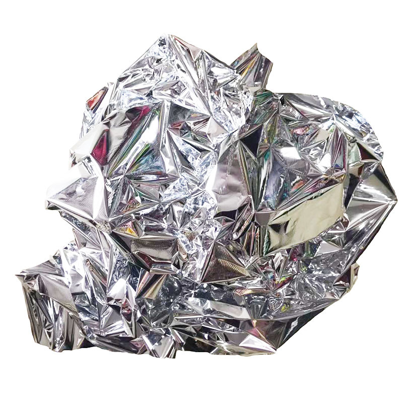 ins镜面锡纸背景布料金色镜面纸反光面料摄影拍照背景道具1.5米宽