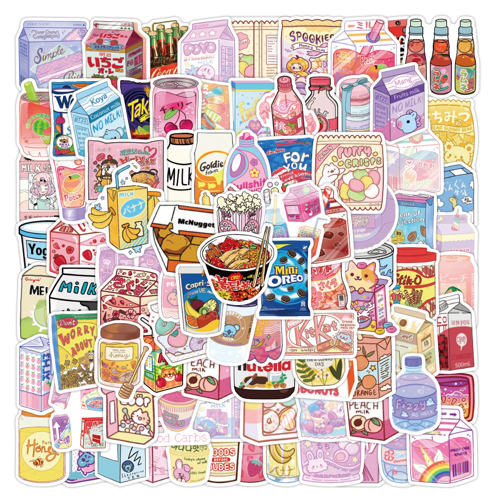Cartoon Ledger Stickers Suitcase Notes Stickers