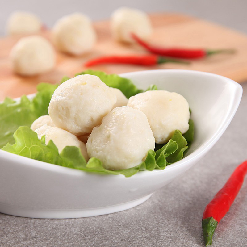 冷链运输湖北特产荆州鱼丸新鲜火锅食材手工草鱼丸子草鱼现做冰鲜