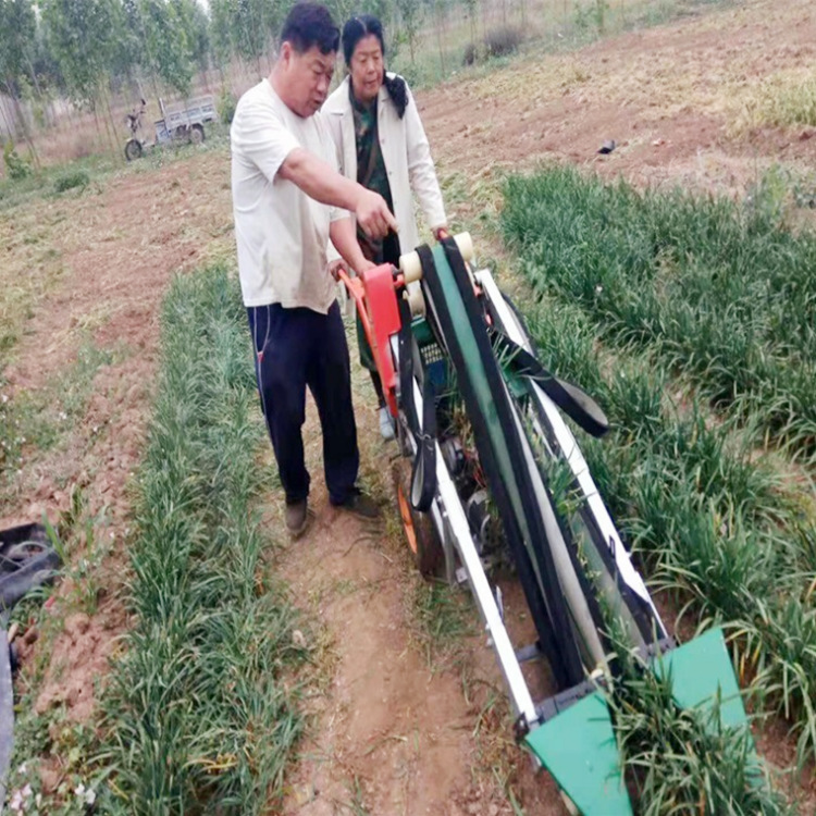 规格齐全手推式大棚韭菜收割机电动割韭菜机汽油自走式韭菜收获机