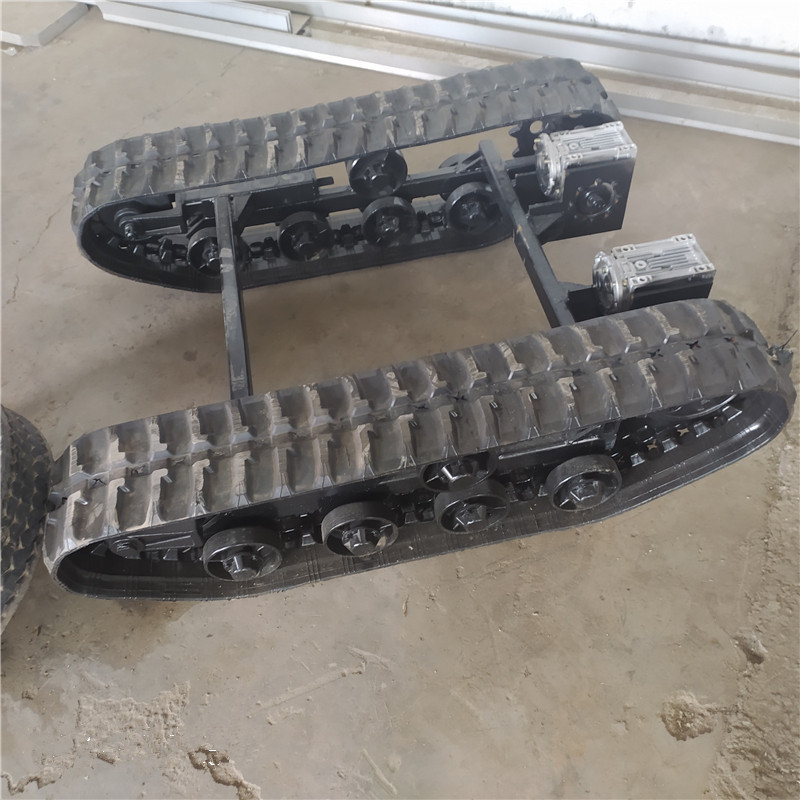 机械变速箱履带底盘农用运输履带底盘小型挖机用履带底盘