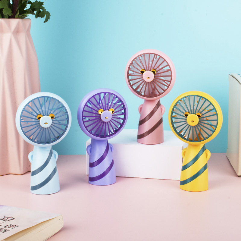 Summer New Fresh Mini Handheld Fan Simple and Portable Student Pocket Gift Outdoor Mute Fan